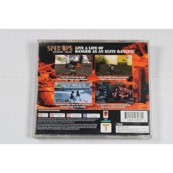 Spec Ops: Ranger Elite (Sony PlayStation 1, PS1) Complete, tested/works - Picture 2 of 6
